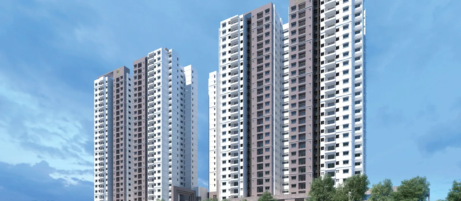 Prestige Tellapur residential tower elevation